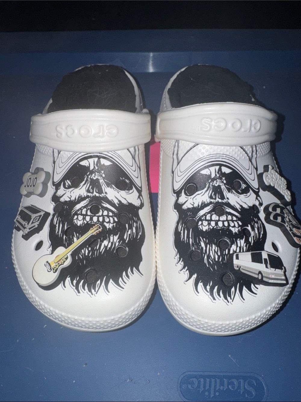 Crocs Luke Combs women's limited edition Graphic Clog with Skull Design